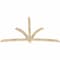Ekena Millwork Davenport Rough Sawn Timber Gable Bracket, Douglas Fir, 96"W x 60"H x 2"D x 4"F, 15/12 Pitch GBW096X60X0204DAV00RDF - alternate 3